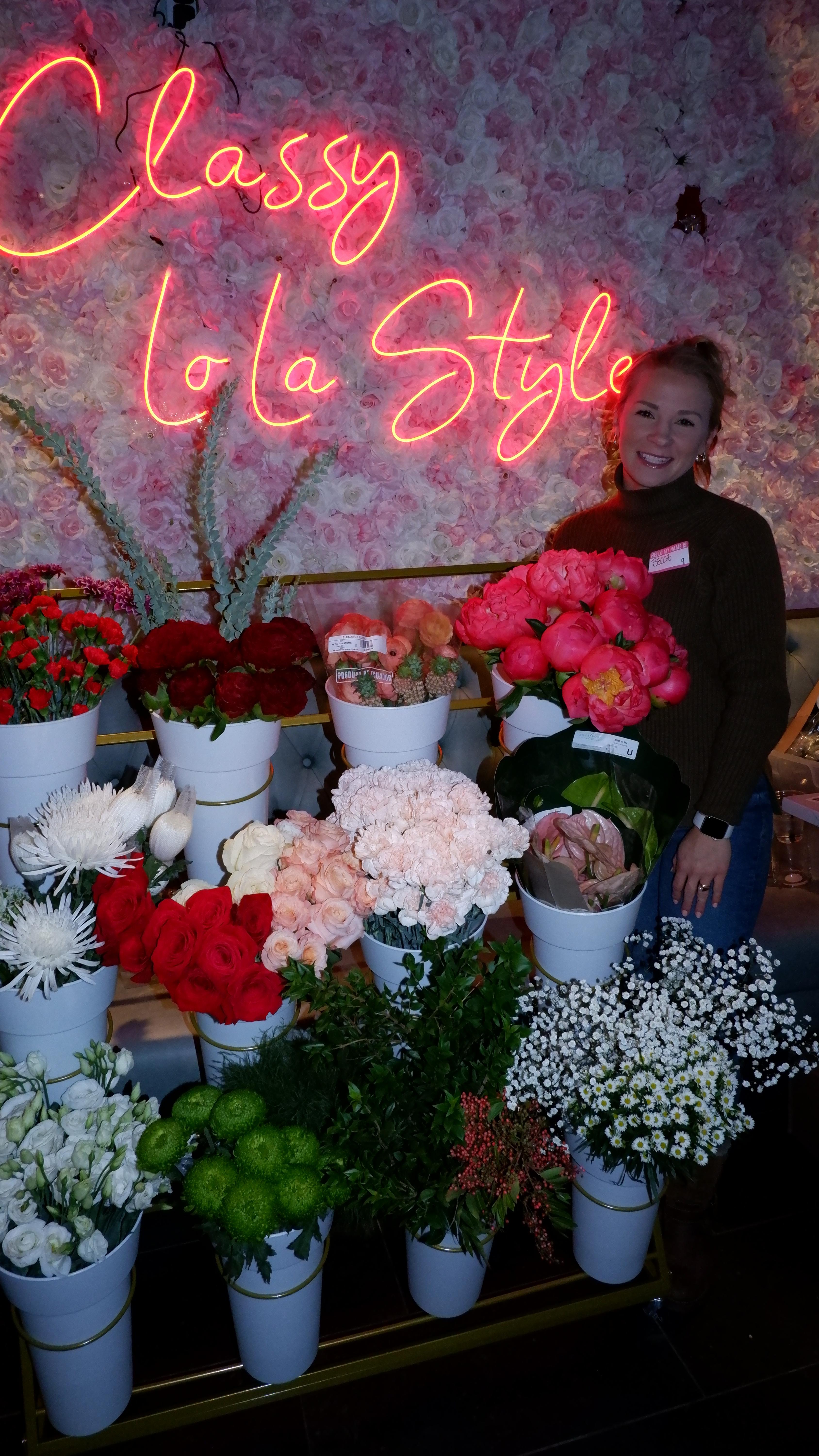 Bridal shower flower workshop