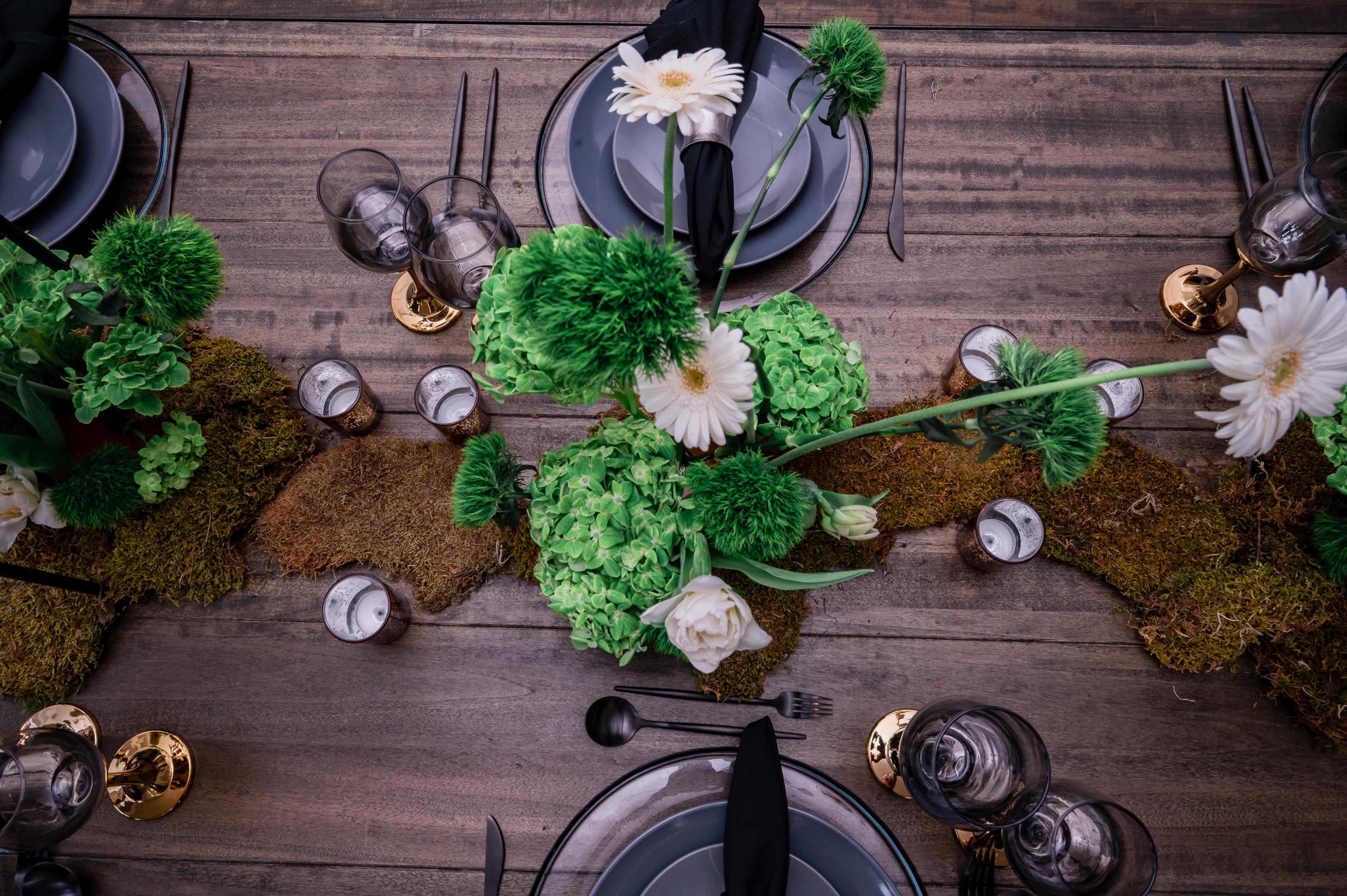 Participants enjoying a flower workshop